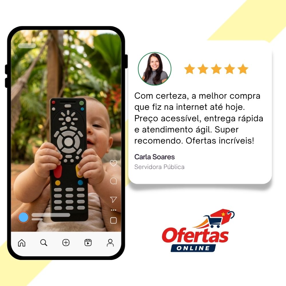 Mordedor Baby Bee Controle Remoto para Bebê